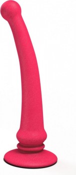 Розовый анальный стимулятор Rapier Plug - 15 см.