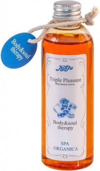 Массажное масло Triple Pleasure Spa Organica - 100 гр.