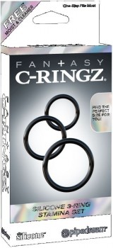 5912-23 PD / Набор эрекционных колец Fantasy C-Ringz Silicone 3-Ring Stamina Set