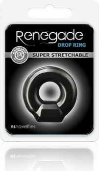 NSN-1111-63 / Эрекционное кольцо Renegade - Drop Ring - Black