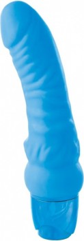 Голубой вибромассажер Classix Mr. Right Vibrator - 18,4 см.