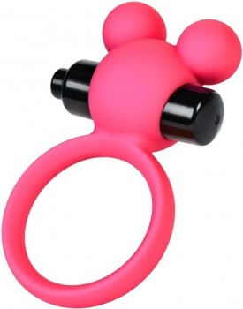 Розовое виброкольцо на пенис A-Toys