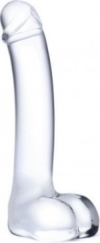 Стеклянный фаллоимитатор Curved G-Spot Glas, бесцветный