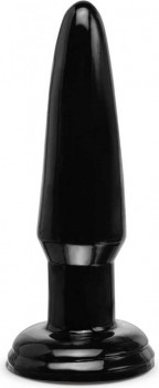 Черная малая анальная пробка Beginners Butt Plug - 10 см.