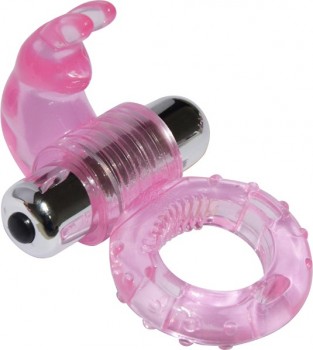 Виброкольцо розовое 7 Speed Rabbit Cock Ring 32007-pinkHW