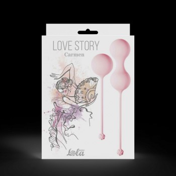 Набор вагинальных шариков Love Story Carmen Tea Rose 3011-01lola