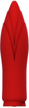 Красный клиторальный стимулятор SIRONA - 10 см.