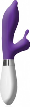 Фиолетовый вибратор-кролик Adonis - 21,5 см.