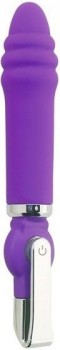 Фиолетовый вибратор ALICE 20-Function Desire Vibe - 16 см.
