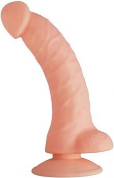 Телесный фаллоимитатор SEDUCER Bended Lust - 18,5 см.