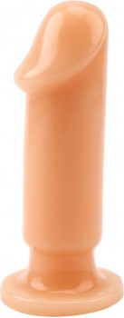 Телесный анальный плаг Medium Slim Dildo - 12,5 см.