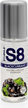 Смазка на водной основе S8 Flavored Lube со вкусом черной смородины - 125 мл.