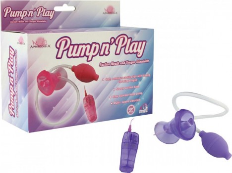 Помпа с вибрацией фиолетовая Pump n's play Suction Mouth 54001-purpleHW