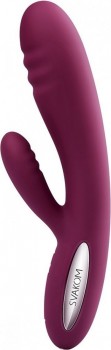 Фиолетовый вибратор Adonis с нагреваемой головкой - 20 см.