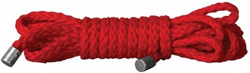 Веревка для связывания Kinbaku Mini Rope Red, 1.5 м.