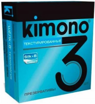Презервативы KIMONO №3 текстурированные