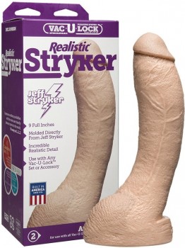 Насадка-реалистик Jeff  Stryker 9,5" – телесный