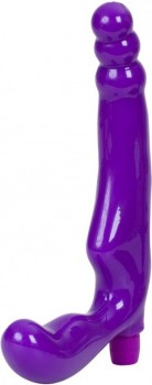 Безремневой страпон с вибрацией Gal Pal - Purple