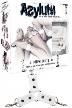 Фиксация для рук и ног Asylum Patient Hog Tie – белая