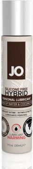 Согревающий лубрикант JO Silicone-Free Hybrid Warming с маслом кокоса – 30 мл