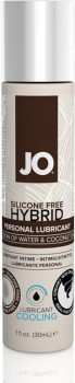 Охлаждающий лубрикант JO Silicone-Free Hybrid Cooling с маслом кокоса – 30 мл