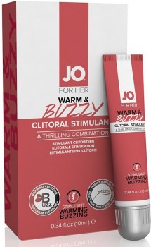 Клиторальный стимулирующий крем JO Warm & Buzzy – 10 мл