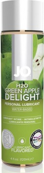 Съедобный лубрикант с ароматом зеленого яблока JO Flavored Green Apple – 120 мл