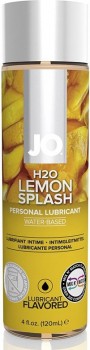 Съедобный лубрикант с ароматом лимона JO Flavored Lemon Splash - 120 мл