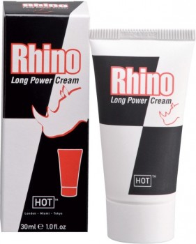 Крем-пролонгатор Hot Rhino Long Power для мужчин - 30 мл