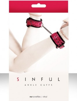 Наножники соединенные цепью Sinful - Ankle Cuffs