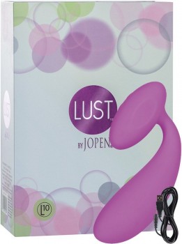 Вибромассажер изогнутый Lust by Jopen L10 – фиолетовый