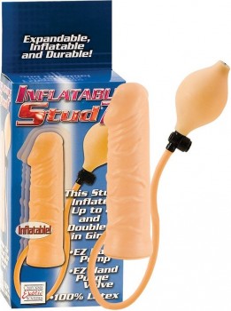 Анальный расширитель Inflatable Stud 6,5" – телесный