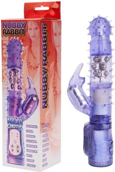 Хай-тек Nubby Rabbit Vibe с ротацией – фиолетовый