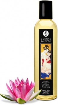 Массажное масло с ароматом цветков лотоса Amour Sweet Lotus - 250 мл.