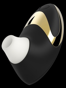 Бесконтактный клиторальный стимулятор Womanizer Pro – черный с золотом