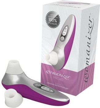 Бесконтактный клиторальный стимулятор Womanizer Pro 40 – пурпурный