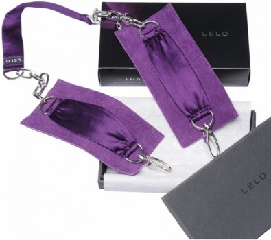 Шелковые наручники-браслеты Lelo Sutra Chainlink Cuffs - фиолетовый