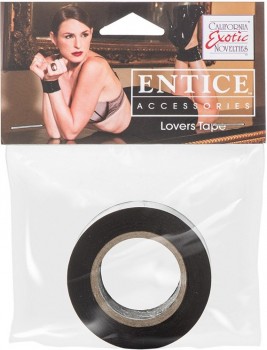 Липкая лента Entice Lovers Tape – черный