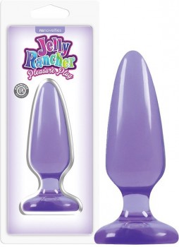 Анальная пробка Jelly Rancher Pleasure Plug - Medium средняя – фиолетовый