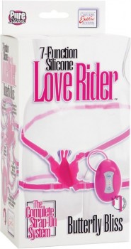 Стимулятор клитора на ремнях 7-Function Silicone Love Rider Butterfly Bliss