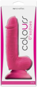 Фаллоимитатор Colours  Softies 6" на присоске – розовый