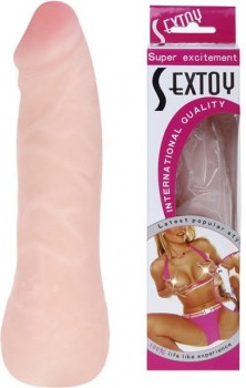 Сгибающийся реалистичный дилдо Sextoy – телесный