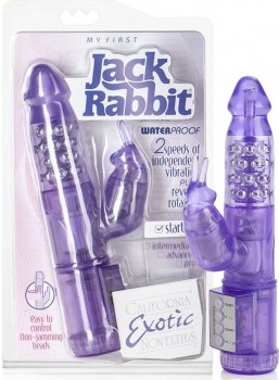 Вибромассажер Хай-Тек My First Jack Rabbit – фиолетовый