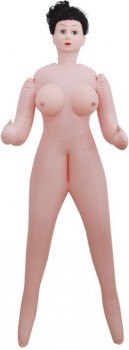 Надувная кукла с вставкой вагина-анус с вибрацией и голосом Baile