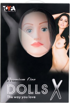 Реалистичная надувная секс-кукла TOYFA Dolls-X Kaylee с вибрацией - телесный