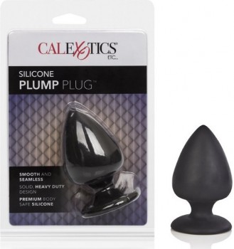 Анальная пробка Silicone Plump Plug – черный