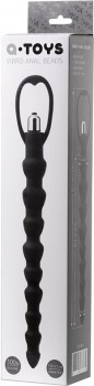 Анальная елочка TOYFA A-Toys с вибрацией – черный