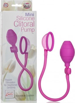 Мини помпа Mini Silicone Clitoral Pump – розовая