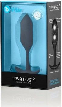 Профессиональная пробка для ношения Snug Plug 2 с утяжелением  – черный