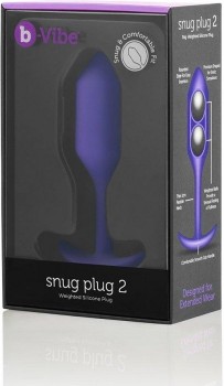 Профессиональная пробка для ношения Snug Plug 2 с утяжелением  – фиолетовый